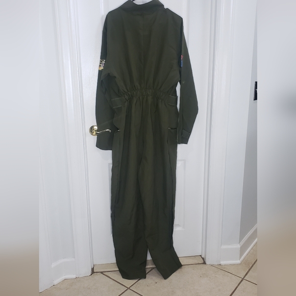 Morph Costumes Airforce Jumpsuit Olove Green Size Large - Picture 9 of 9